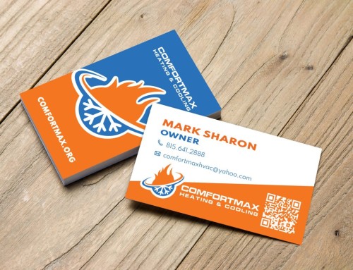 Comfort Max Business Card Design