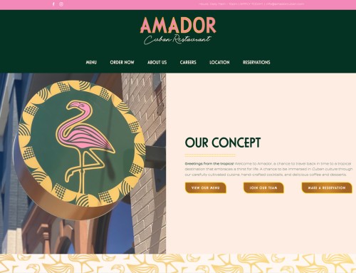 Amador Cuban Website Design