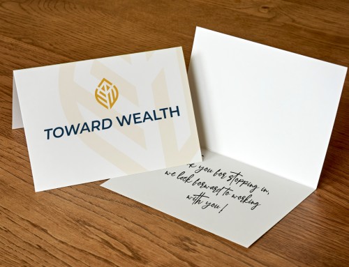 Toward Wealth Greeting cards Design